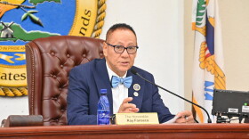 Pictured: Senator Ray Fonseca chairs a Health Hospital, and Human Service Committee meeting on July 22.