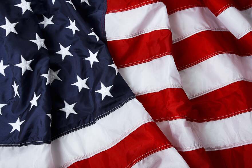 The flag of the United States of America