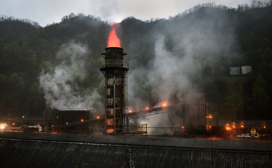 Metallurgical coal mined in this region of Appalachia is brought here to SunCoke Energy Jewell Thompson to become "coking coal," which is then used to make steel.