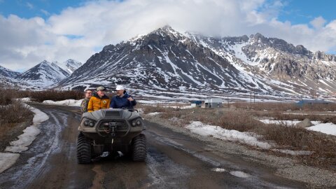 Interior Sec. Doug Burgum visited Anaktuvuk Pass in May, 2026, to announce the department’s decision to restore ATV access to the park.