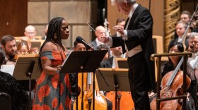 Jasmine Habersham sings the world premiere of "A Rage of Peace" with the RPO