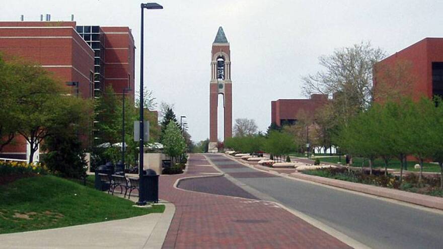 Ball State's on-campus enrollment is down, but overall enrollment is up.