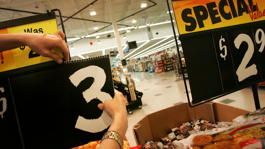 Inflation fell to 4% in May (down from 4.9% in April). Energy and food prices were trending down, but higher prices were also cropping up in other places, like restaurant prices (Photo by Chris Hondros/Getty Images)