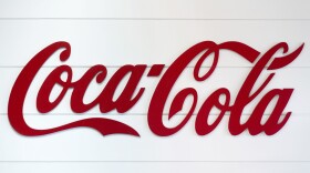 The Coca-Cola logo. (Lionel Bonaventure/AFP via Getty Images)