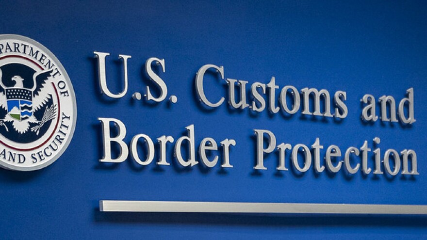 U.S. Customs and Border Protection sign and seal