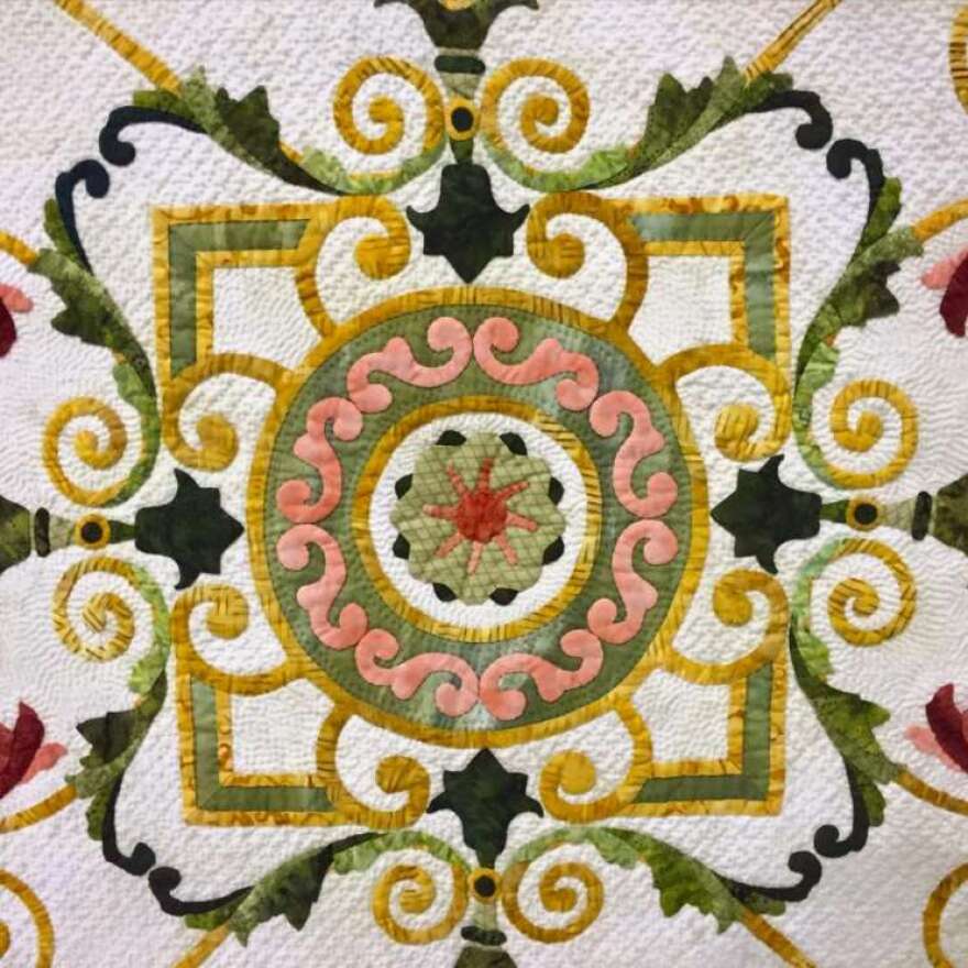 A Best-in-Show winning quilt. Photo courtesy of World Quilt Florida. 