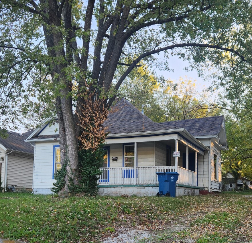 A house for rent in the West Central neighborhood in Springfield, Mo. on October 22, 2025.