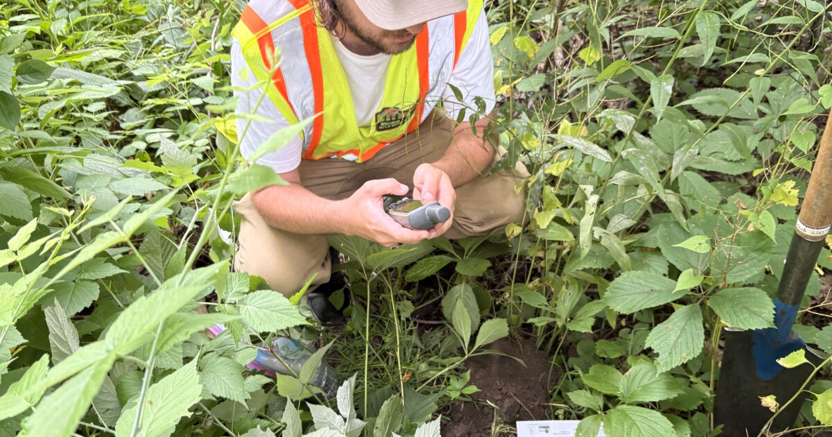 Wisconsin DNR samples soil for presence of forever chemicals