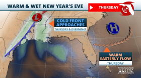 Warm and Wet New Year's Eve