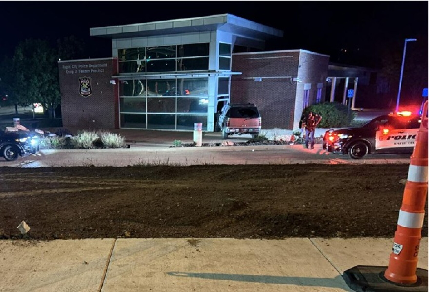 Rcpd Building Police: Driver charged after crashing into RCPD precinct building | SDPB