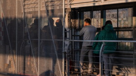 A group of undocumented migrants is deported by U.S. Immigration and Customs Enforcement agents across the McAllen–Hidalgo–Reynosa International Bridge in McAllen, Texas, Friday, March 13, 2026. Dozens of migrants from countries including Cuba, Venezuela, Haiti, China, Guatemala and El Salvador were handed over to Mexican authorities.
