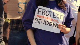 After protests on Indiana University's campus on April 9, international students are still concerned about their futures.