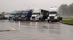 The project will add more than 1,100 additional parking spots for semi-trailers at these rest areas and welcome centers.