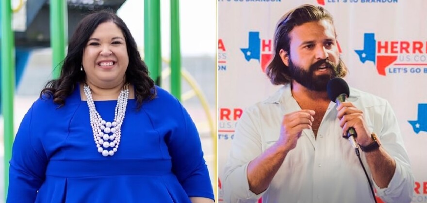 Candidates for the TX 23 Congressional District: Katy Padilla Stout (D) Brandon Herrera (R)