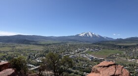 The Town of Carbondale as viewed from Red Hill. April 22, 2026.