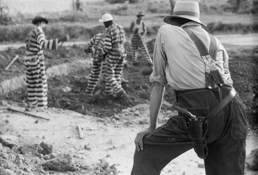 Convict leasing was a system of forced penal labor historically practiced that targeted Black men after the Civil War. 