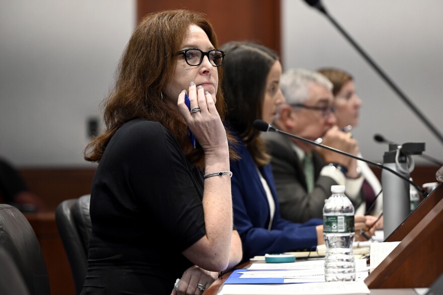 CIGNA Health & Life Vice President Wendy Sherry during the Connecticut Insurance Department informational public meeting on the health insurance rate requests filed by CIGNA Health & Life, and the ConnectiCare Insurance Company, Inc at the meeting and six other companies for 2023 plans both on and off Access Health CT, the state’s federal Affordable Care Act exchange at the Legislative Office building in Hartford, Connecticut August 15, 2022.