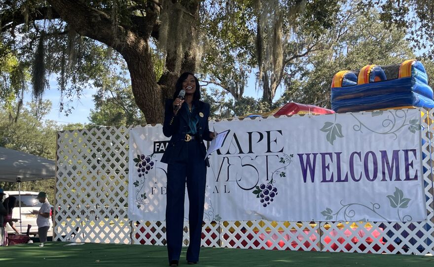 FAMU President Marva Johnson gives opening remarks