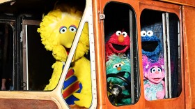 <em>Sesame Street</em>'s Big Bird, Elmo, Cookie Monster, and Abby Cadabby attend HBO Premiere of Sesame Street's The Magical Wand Chase at the Metrograph in 2017 in New York City.