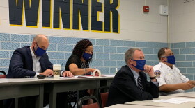 Indianapolis city leaders address public safety. (Jill Sheridan WFYI)
