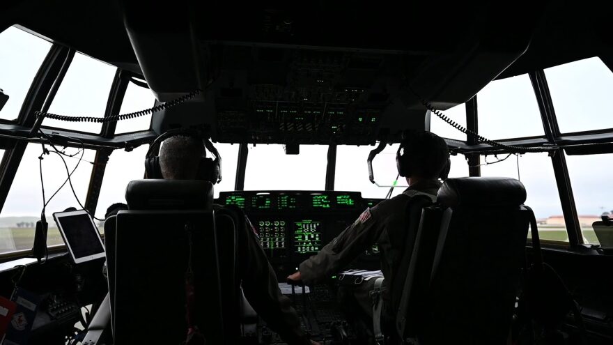 The Hurricane Hunters crew use "dropsondes" to collect data they send back to the National Hurricane Center and National Weather Service. (Florida Storms)