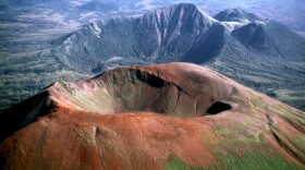 Mt. Edgecumbe. Photo Alaska Volcano Observatory.