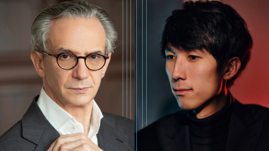 Conductor Fabio Luisi and pianist Eric Lu