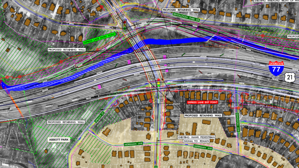 The N.C. Department of Transportation released new maps of the I-77 toll lane project on Monday.