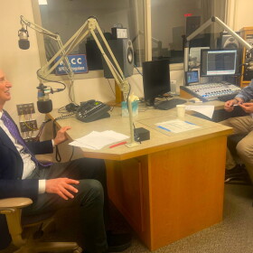 Ron Wyden at KLCC studios