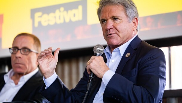 U.S. Rep. Michael McCaul, R-Austin, told Evan Smith, managing director for events at The Atlantic, that Texas Attorney General Ken Paxton "has too much liability, too much baggage."