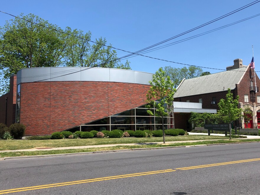 The currently shuttered Bach Branch of the Albany Public Library on New Scotland Avenue.