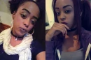 A two picture collage of a woman.