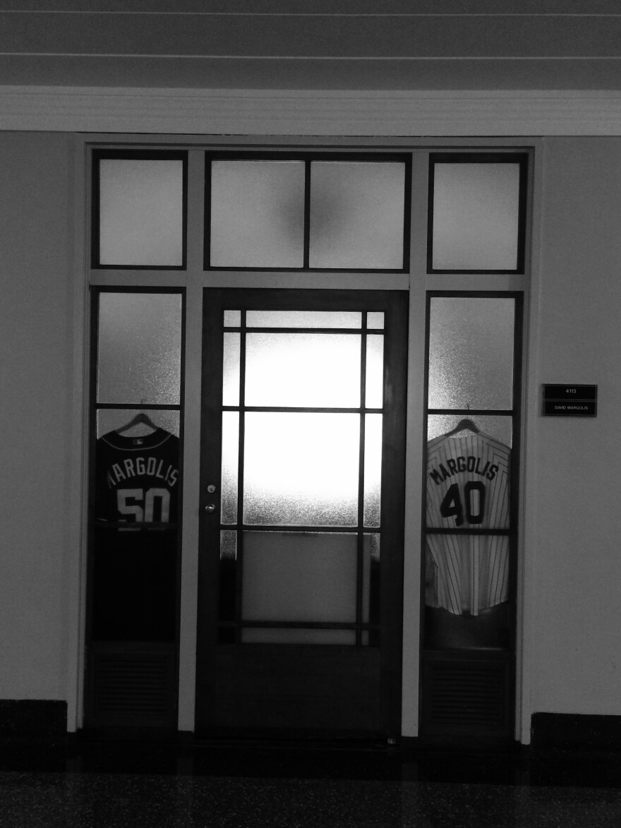 Margolis' office seen Wednesday morning.