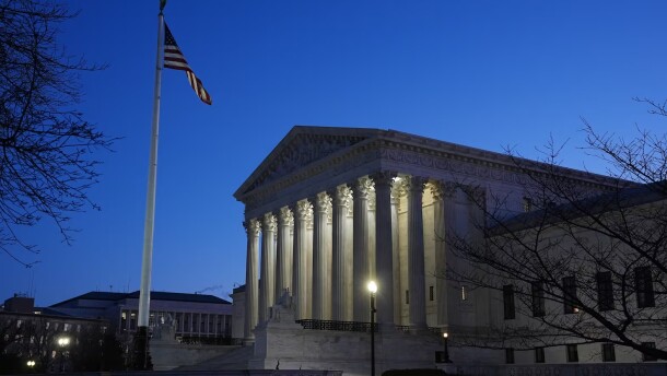 FILE - The U.S. Supreme Court Building in Washington, Tuesday, Feb. 24, 2026. A forthcoming ballot initiative in Oregon could test whether the court's 2010 Citizens United decision is vulnerable.