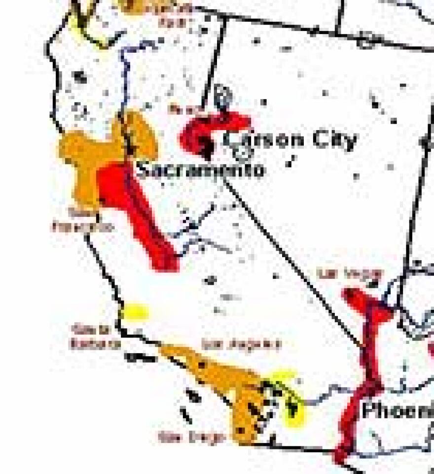 The San Francisco Bay area and southern California may face a water shortage crisis by 2025 as cities, farms and wildlife compete for a limited water supply, according to the Interior Department.