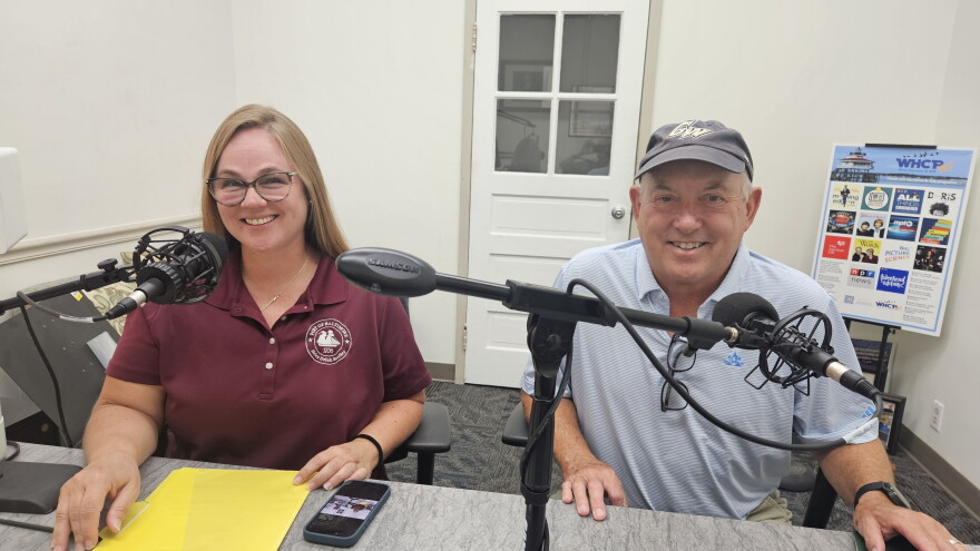 Amanda Penafiel and Rob Etgen are coordinating the reconstruction of James and Barren islands in the Chesapeake Bay