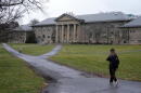People walk on the campus of Cornell University in Ithaca, New York, Friday, Feb. 2, 2024. (Seth Wenig/AP)