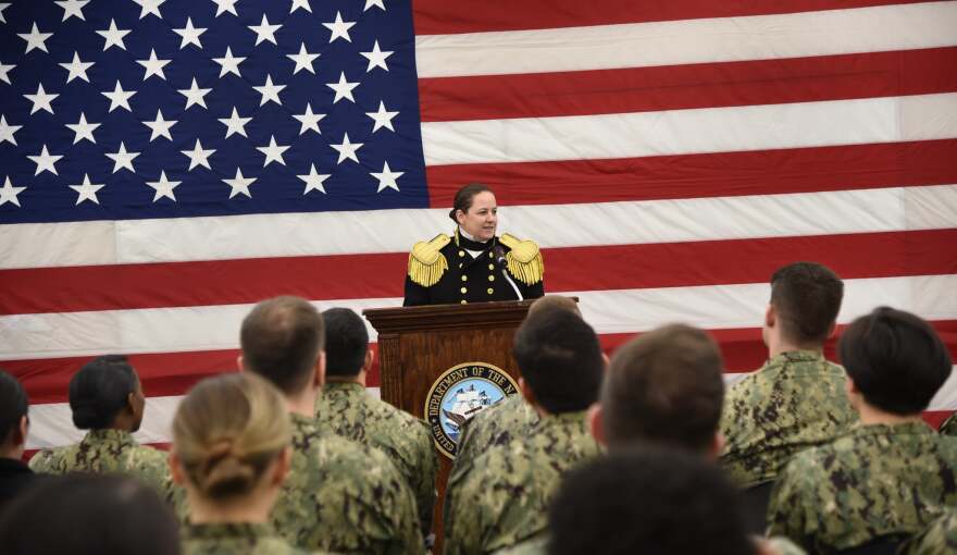 Commander Billie J. Ferrell assumed command of the U.S.S. Constitution on January 21.