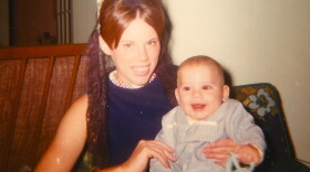 For the first 18 years of his life, Steve Lickteig thought Joanie Lickteig was his sister. Both are pictured here in 1969.