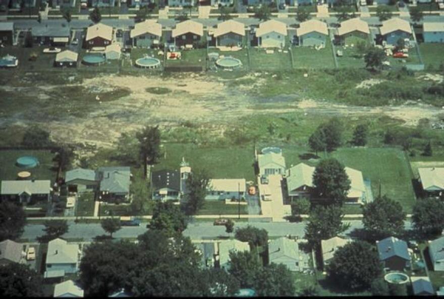 Love Canal from above.