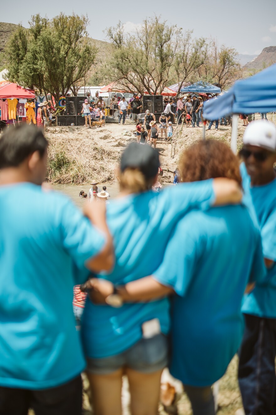 People that attended Voices from Both Sides of the Border used the occasion as a long-awaited family reunion with loved ones across the river.