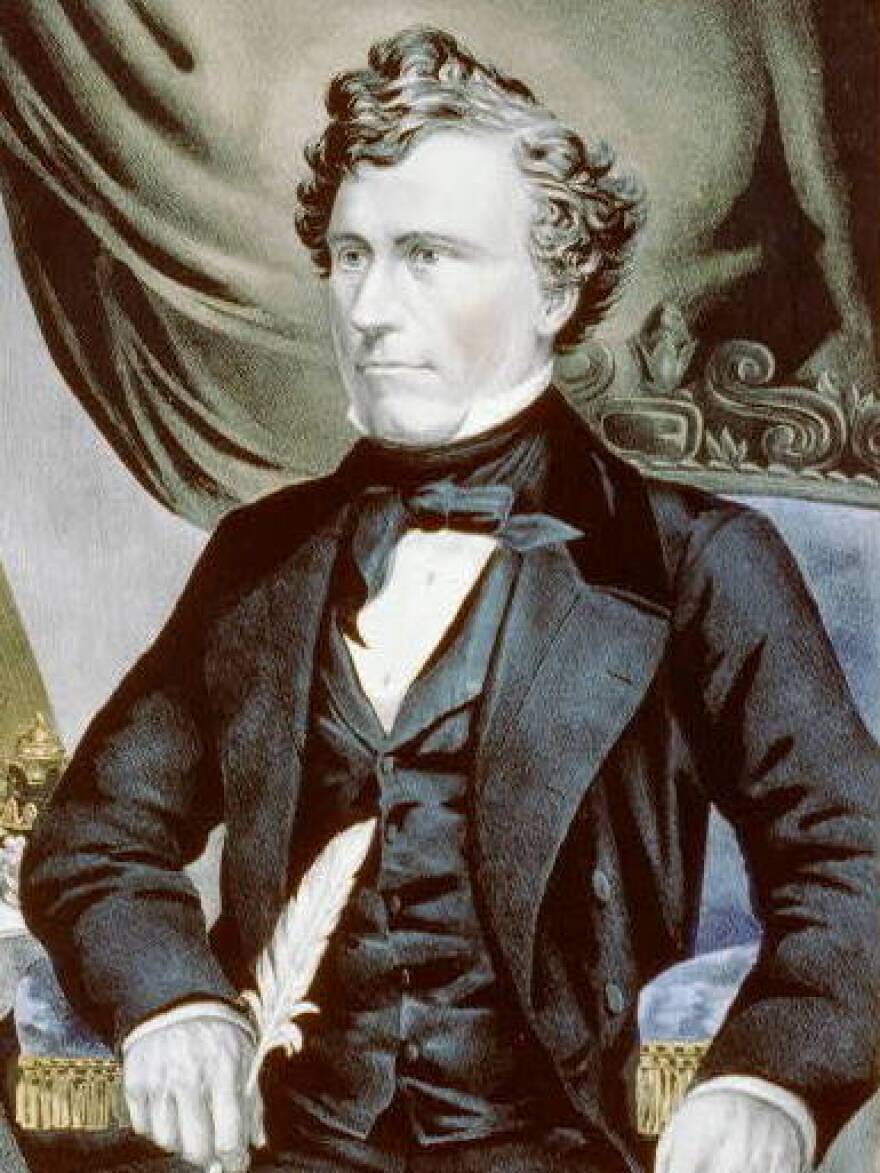 Franklin Pierce, circa 1853.