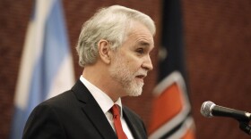 University of Illinois President Timothy Killeen recently spoke to WGLT's Sound Ideas during a statewide tour.