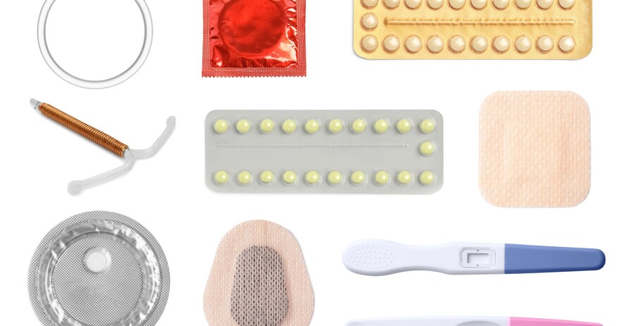Different birth control methods now available in a year's supply include Oral contraceptives, patches, vaginal ring, condoms, intrauterine device, and ovulation tests. 