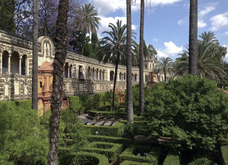 The gardens on the grounds of Seville's Alcázar were transformed into the Water Gardens of Dorne in the fifth season of <em>Game of Thrones</em>.