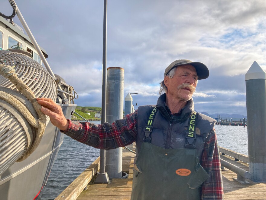 dan veerhusen in June 2024 preparing the Taurus before the herring season.
