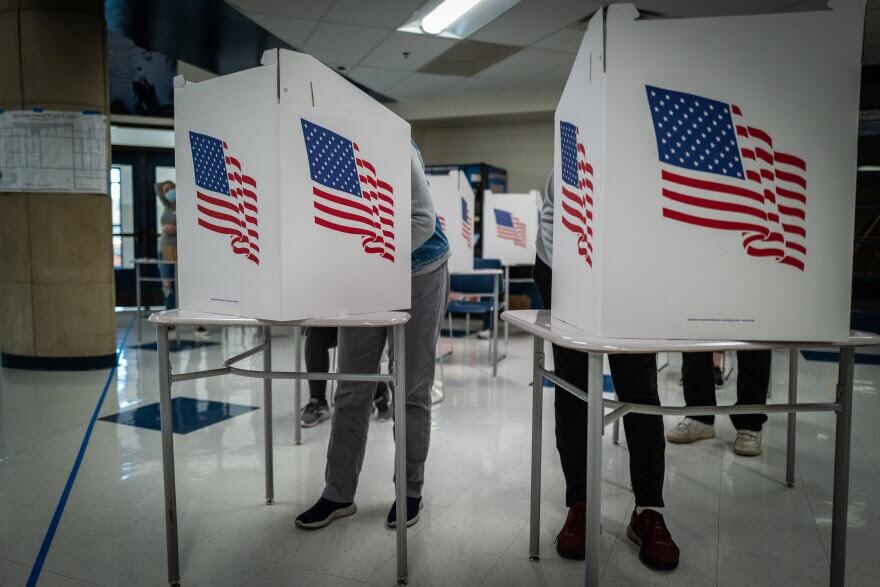 Voting booths