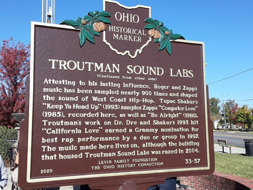 One of Ohio's new historical markers sits on Salem Avenue, where Roger and Zapp brought Dayton funk to life. 