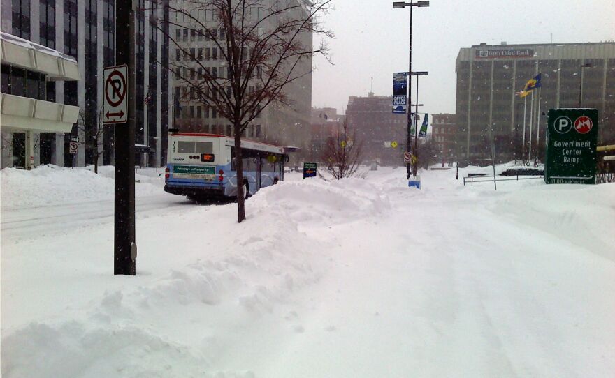 'The Rapid' busses are up and running.