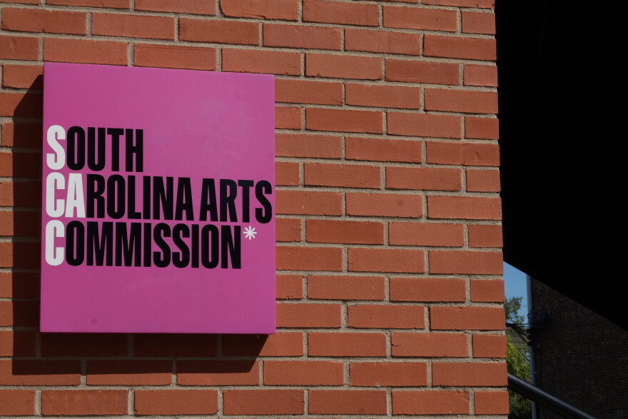 The outside of the South Carolina Arts Commission building in Columbia. On Oct. 1, 2026, the commission's board voted to deny grant requests from the Greenville Gay Men's Chorus and the Proud Mary Theatre Company in Spartanburg.